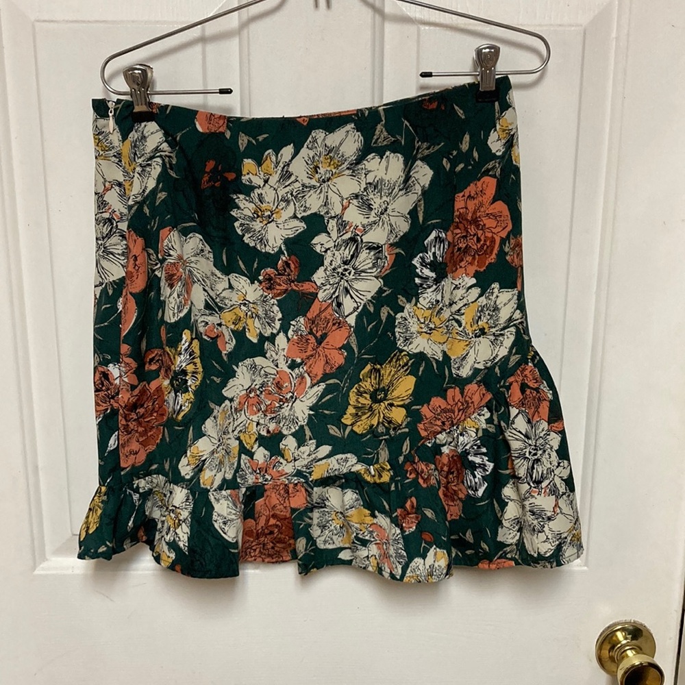 Floral Print Women's Skirt